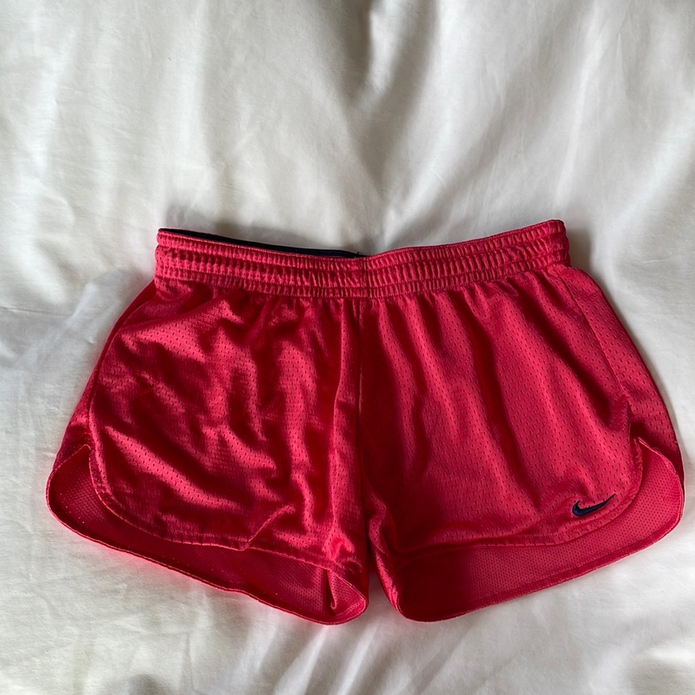 Pink Nike running athletic shorts
